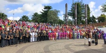 Gebyar Angklung II HUT PWRI ke-64, Bupati Herdiat Siapkan Mimpi Besar Festival Angklung 20 Ribu Peserta di Ciamis