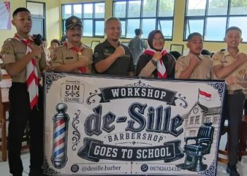 Dinsos Ciamis Bersama de-Sille Barbershop Hadirkan Program Goes to School