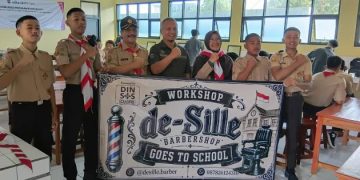 Dinsos Ciamis Bersama de-Sille Barbershop Hadirkan Program Goes to School