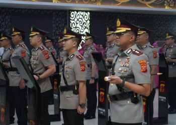 AKBP Febri Nurzam Jabat Kapolres Purwakarta dalam Sertijab yang Dipimpin Kapolda Jabar
