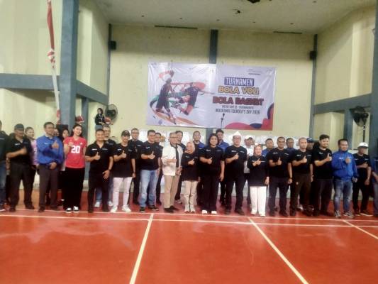 PT Indorama Founder 2026 gelar Turnamen Bola Voli dan Bola Basket Antar SMA se-Kabupaten Purwakarta Resmi Dibuka