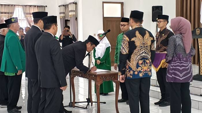 Pelantikan Pengurus DPD PUI Ciamis Jadi Momentum Perkuat Sinergi Umat dan Pemerintah Daerah