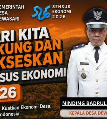 Dukung Sensus Ekonomi 2026, Pemdes Dewasari Ajak Warga Berikan Data yang Akurat