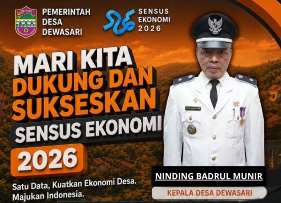 Dukung Sensus Ekonomi 2026, Pemdes Dewasari Ajak Warga Berikan Data yang Akurat