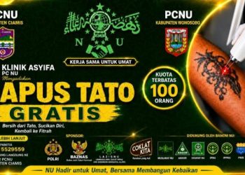 Yuk Hijrah! PCNU Ciamis Buka Program Hapus Tato Gratis untuk Laki-laki dan Perempuan