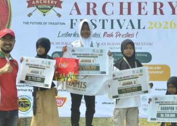 Atlet Ciamis Bersinar di Sundaland Archery Festival 2026, Arisha Raih Emas dan Golden Ticket ke Kejurnas Fespati