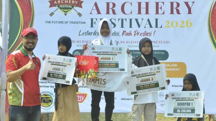 Atlet Ciamis Bersinar di Sundaland Archery Festival 2026, Arisha Raih Emas dan Golden Ticket ke Kejurnas Fespati