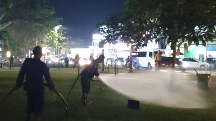Damkar Ciamis Turun ke Alun-alun di Malam Minggu, Ternyata Bukan Padamkan Kebakaran