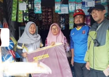 Dinsos Ciamis Bergerak Cepat, TAGANA Salurkan Bantuan Darurat bagi Korban Kebakaran Jalan Cipto