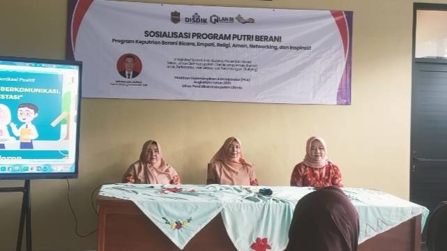 Disdik dan DWP Ciamis Bersinergi Tanamkan Keberanian Bicara, PUTRI BERANI Hadir Cegah Bullying di SMPN 4 Ciamis