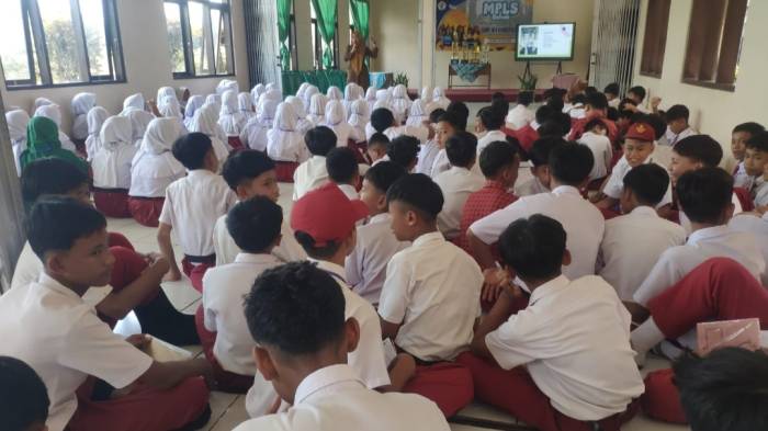 Gandeng Puskesmas dan Polsek, MPLS SMPN 1 Cimaragas Bekali Siswa Baru Kesehatan, Karakter, dan Pencegahan Perundungan