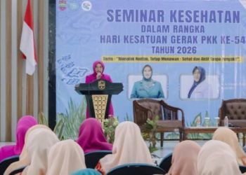 HKG PKK ke-54, Ketua TP PKK Ciamis Kampanyekan Gaya Hidup Sehat bagi Perempuan
