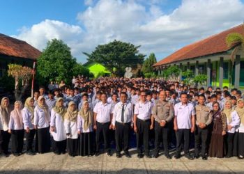 Pasca Tragedi Tewaskan Dua Siswa, Disdik dan Polres Ciamis Bergerak Edukasi Keselamatan Berkendara di SMPN 8
