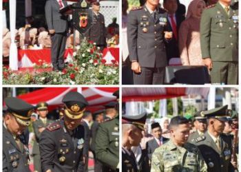 Bupati Garut Pimpin Upacara HUT Bhayangkara Ke-80 Polres Garut