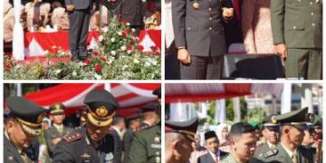 Bupati Garut Pimpin Upacara HUT Bhayangkara Ke-80 Polres Garut