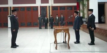 Bupati Bandung Lantik 4 Pejabat Eselon II Setelah dalam Hitungan Jam  Rekomendasi BKN RI Terbit