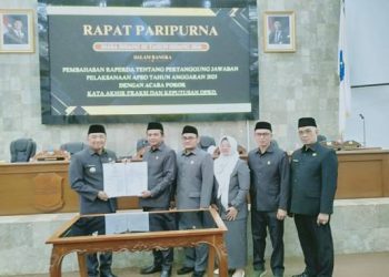 DPRD Garut Gelar Paripurna Kata Akhir Fraksi Pertanggungjawaban Pelaksanaan APBD 2025