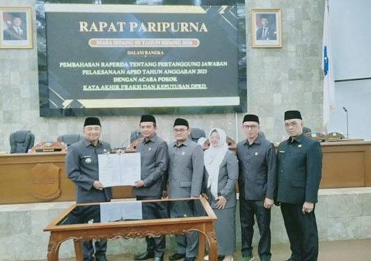 DPRD Garut Gelar Paripurna Kata Akhir Fraksi Pertanggungjawaban Pelaksanaan APBD 2025