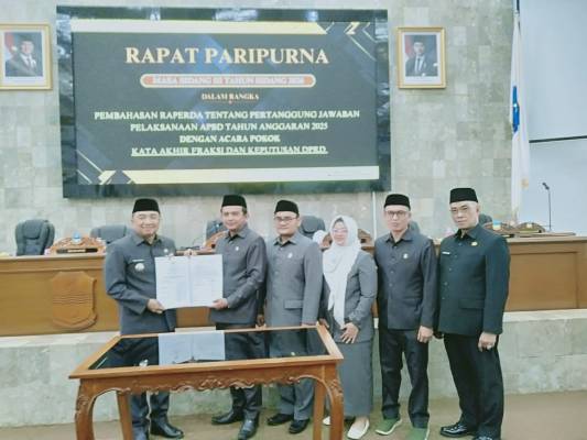 DPRD Garut Gelar Paripurna Kata Akhir Fraksi Pertanggungjawaban Pelaksanaan APBD 2025