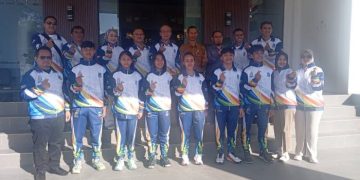 Kontingen O2SN SMP Kabupaten Garut Resmi Diberangkatkan, Disdik Targetkan Prestasi Sekaligus Bangun Karakter Atlet Pelajar
