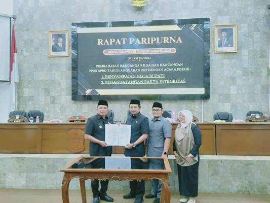 Rapat Paripurna DPRD Garut Bahas Rancangan KUA – PPAS APBD 2027