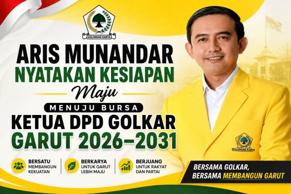 Aris Munandar Nyatakan Kesiapan Maju Menuju Bursa Ketua DPD Golkar Garut 2026–2031