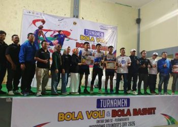 SMA Tegalwaru Dan SMA 3 Purwakarta Juara Turnamen Bola Voli Indorama Founder’s Day 2026