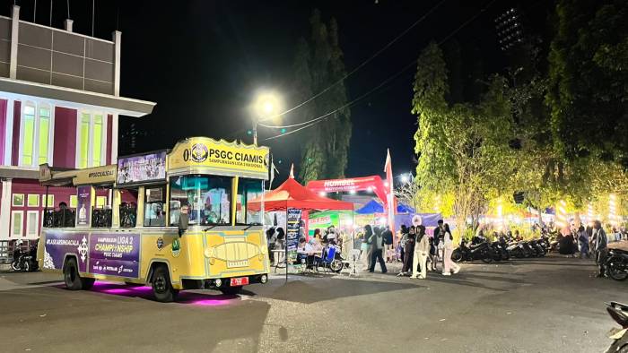 Gatrik Kembali Ramaikan GCN, Jelajah Malam Kota Ciamis