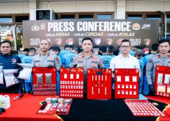 20 Kasus Narkotika, Psikotropika dan Obat Tertentu, 28 Tersangka Berhasil Diamankan Polres Garut