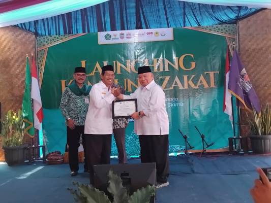 BAZNAS Ciamis Luncurkan Kampung Zakat ke-14 di Bangunharja
