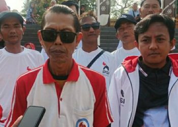 PSI Ciamis dan Pedagang Foodcourt Alun-alun Semarakkan HUT RI ke-81