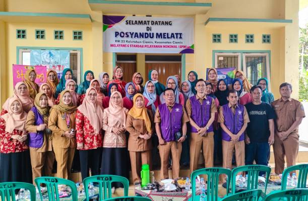 Kawal Vitamin A Balita, Diskominfo Ciamis Turun ke Posyandu