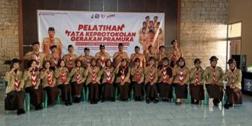 Pramuka Ciamis Siapkan Petugas Protokol Profesional dan Humanis