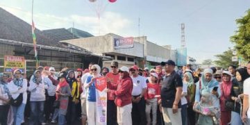 Jalan Sehat Warnai Puncak HUT RI ke-81 Kelurahan Ciamis