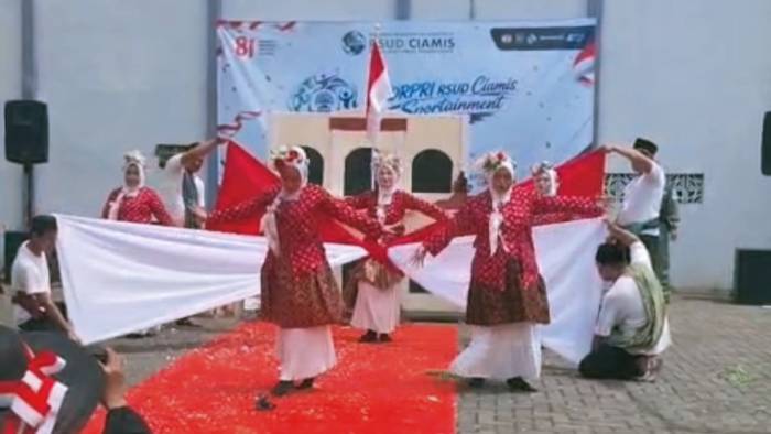 Karnaval RSUD Ciamis Meriah, 26 Kontingen Tampilkan Kreativitas Sambut HUT RI ke-81