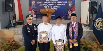 228 Warga Binaan Lapas Ciamis Terima Remisi, 4 Orang Bebas