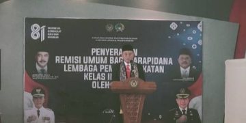 Pesan Bupati Herdiat untuk Warga Binaan Penerima Remisi: Jangan Kembali ke Lapas