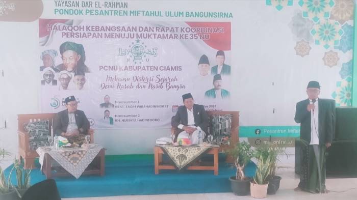 Jelang Muktamar NU ke-35, PCNU Ciamis Gelar Halaqah Kebangsaan