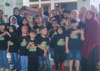 18 Anak Rumah Les Cantik Mama Kaka Sana Ciamis Ikuti Lomba Jarimatika Tingkat Nasional