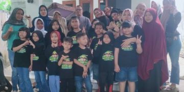 18 Anak Rumah Les Cantik Mama Kaka Sana Ciamis Ikuti Lomba Jarimatika Tingkat Nasional