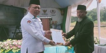 Kemenag Ciamis Serahkan SK Kampung Zakat ke UPZ Pawindan