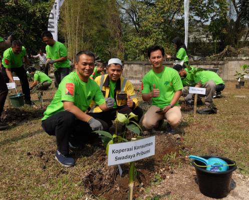 Solusi Bangun Indonesia Gandeng Pemda dan Masyarakat Perluas Gerakan SERBU PACU, 3.000 Pohon Siap Ditanam di Bogor