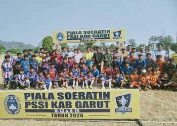 Kick Off Sepakbola Piala Soeratin 2026 Dipusatkan di Pakenjeng Garut