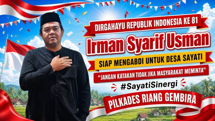 Irman Syarif Usman Siap Maju dalam Bursa Calon Kepala Desa Sayati, Andalkan Pengalaman dan Visi Pembangunan