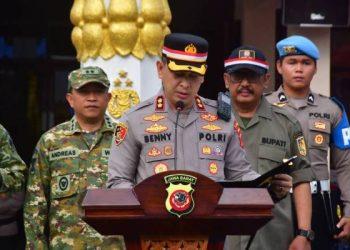 Polres Sukabumi Gelar Apel Kebangsaan Bersama Tiga Pilar, Jaga Rawat Jabar Untuk Indonesia