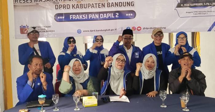 PAN Dapil 2 Kabupaten Bandung Salurkan Bantuan Perlengkapan Sekolah dan Sembako