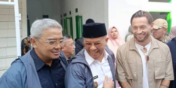 Marc Klok Bantu Bangun Ponpes Nurul Abshar, Wagub Jabar : Harus Jadi Simbol Kebangkitan dan Lahirnya Generasi Berprestasi