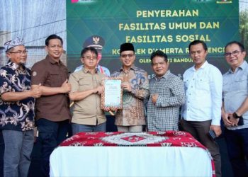 Diserahterimakan  Fasos-Fasum D’Amerta Jadi Tanggung Jawab Pemkab Bandung