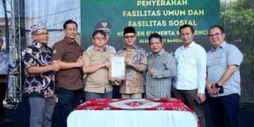 Diserahterimakan  Fasos-Fasum D’Amerta Jadi Tanggung Jawab Pemkab Bandung