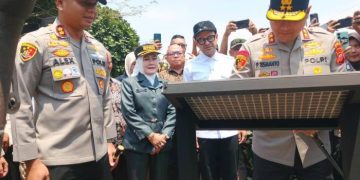 Kapolda Jabar Resmikan Tugu Knalpot Ayam Pelung, Jadi Pengingat Bahaya Knalpot Brong